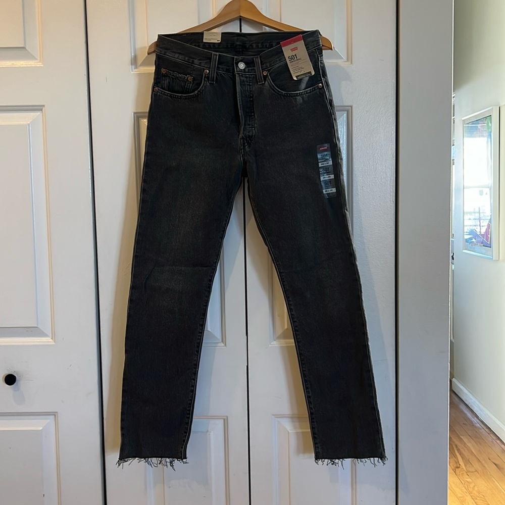 Levi's Women's Straight Leg Jeans - Dark Gray